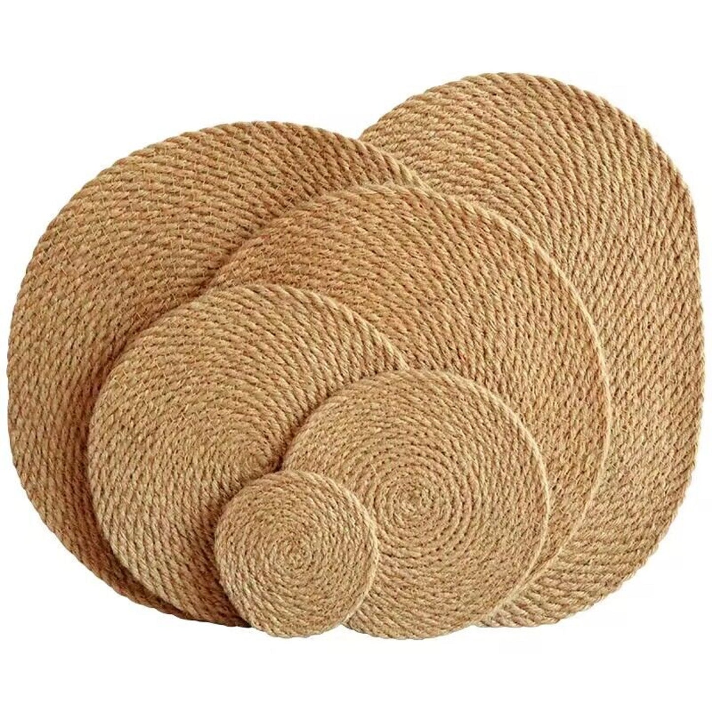 Premium Kitchen Accessories: Insulated Mat, Linen Woven Placemat, Round Silent Pad, Heat-resistant Table Mat, Non-slip Mat