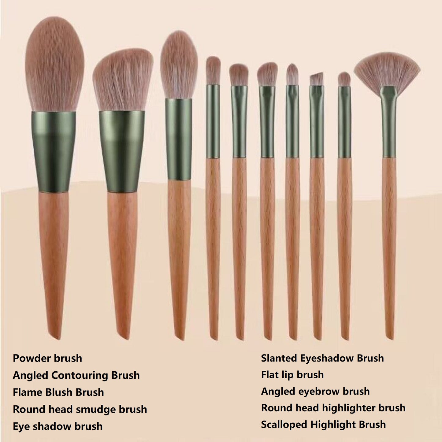 Powder brush lips,eye shadow brush
