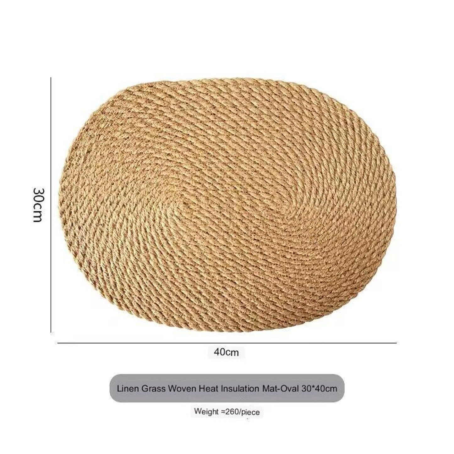 Premium Kitchen Accessories: Insulated Mat, Linen Woven Placemat, Round Silent Pad, Heat-resistant Table Mat, Non-slip Mat