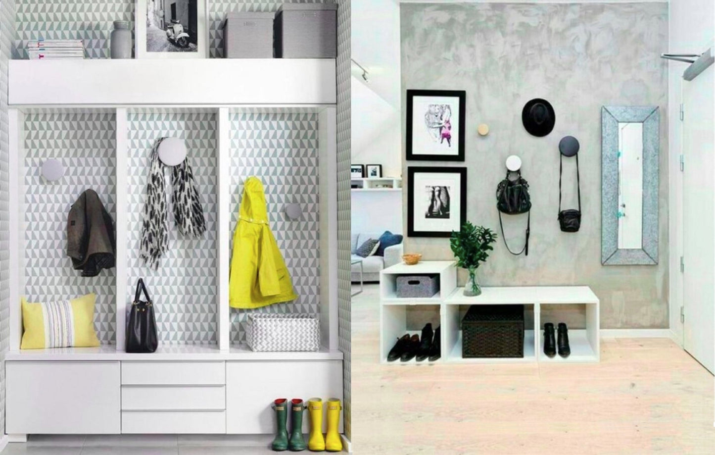 JIYUERLTD Wall Hooks Coat Hooks 5Pcs Dots Hook Door Hanger Hook for Home Decor(White) - JIYUERLTDJIYUERLTD Wall Hooks Coat Hooks 5Pcs Dots Hook Door Hanger Hook for Home Decor(White)
