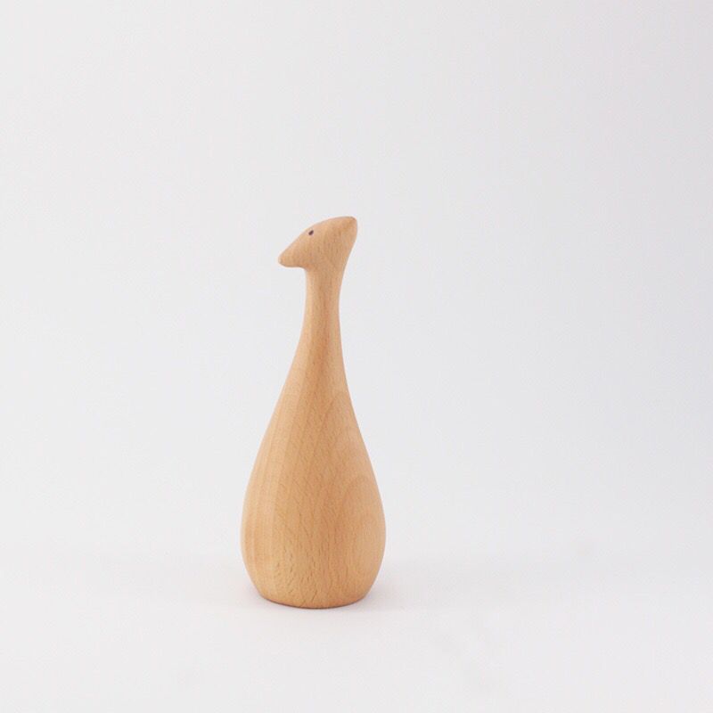 JIYUERLTD Wood Deer, Wood Carving Deer,Wood Animal Birthday Present,Puppet,Wood Gift - JIYUERLTDJIYUERLTD Wood Deer, Wood Carving Deer,Wood Animal Birthday Present,Puppet,Wood Gift