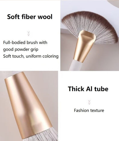 JIYUERLTD Luxe Makeup Brushes Collection - 16pcs Premium Makeup Brush Set Concealer Eye Shadow Blush Pack