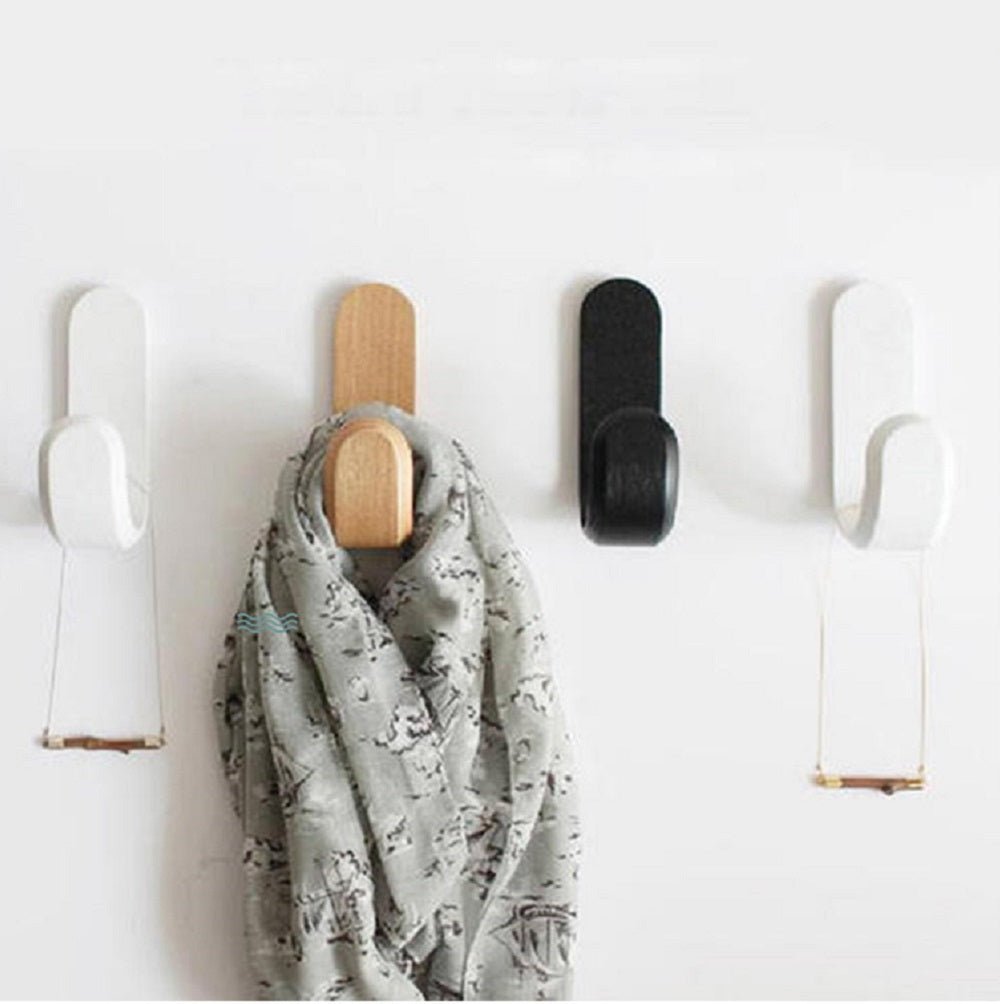 JIYUERLTD Cloakroom Hooks Wall Hooks Wooden Hooks Coat Hooks Clothes Hooks for Wall Hallway Living Room Office Hanger Home Decor. - JIYUERLTDJIYUERLTD Cloakroom Hooks Wall Hooks Wooden Hooks Coat Hooks Clothes Hooks for Wall Hallway Living Room Office Hanger Home Decor.