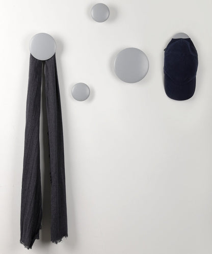 JIYUERLTD Wall Hooks Coat Hooks 5Pcs Dots Hook Door Hanger Hook for Home Decor(Black) - JIYUERLTDJIYUERLTD Wall Hooks Coat Hooks 5Pcs Dots Hook Door Hanger Hook for Home Decor(Black)