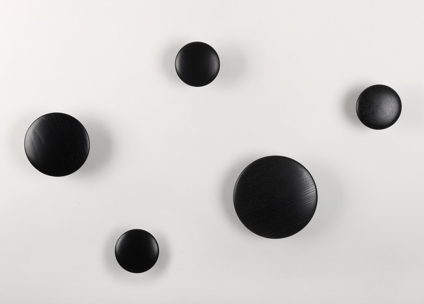 JIYUERLTD Wall Hooks Coat Hooks 5Pcs Dots Hook Door Hanger Hook for Home Decor(Black) - JIYUERLTDJIYUERLTD Wall Hooks Coat Hooks 5Pcs Dots Hook Door Hanger Hook for Home Decor(Black)