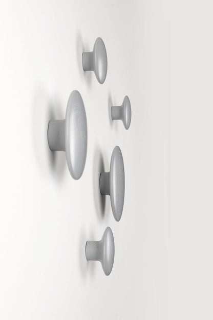 JIYUERLTD Wall Hooks Coat Hooks 5Pcs Dots Hook Door Hanger Hook for Home Decor(Gray) - JIYUERLTDJIYUERLTD Wall Hooks Coat Hooks 5Pcs Dots Hook Door Hanger Hook for Home Decor(Gray)
