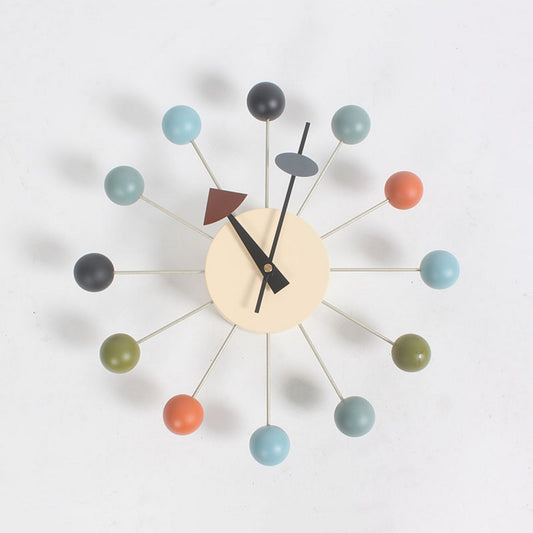 JIYUERLTD Wall clock,Candy Clock,Wood Wall Clock,Silent Clock for Homr decor